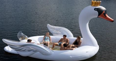 huge inflatable swan|More.